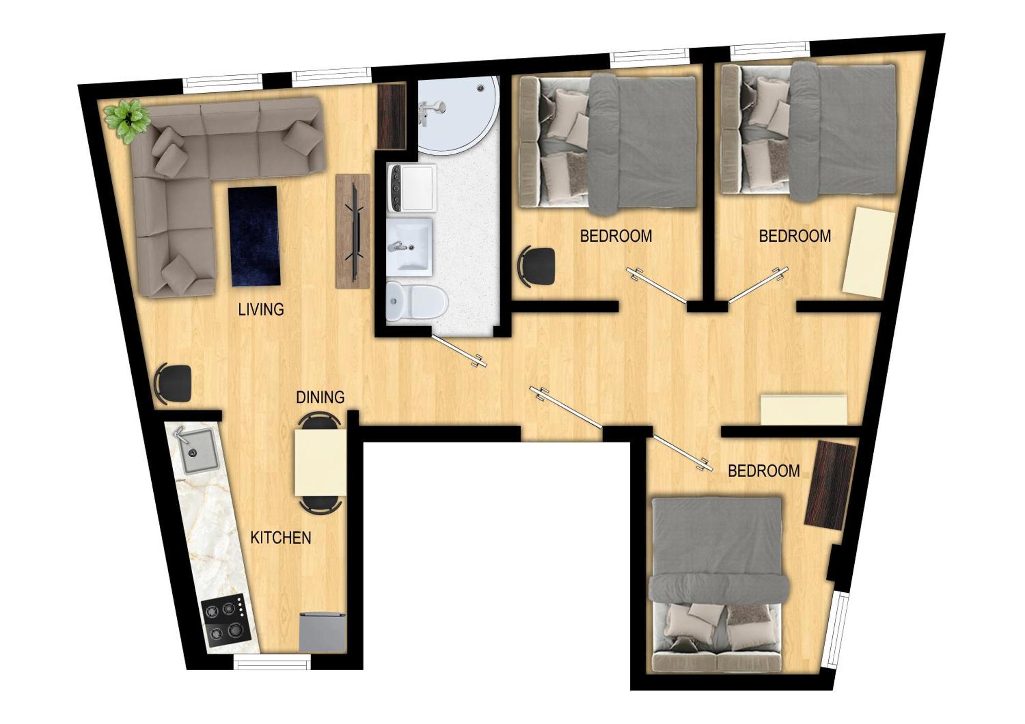 Family Friendly 3Br - Quiet Area - Behind Bryggen Διαμέρισμα Μπέργκεν Εξωτερικό φωτογραφία